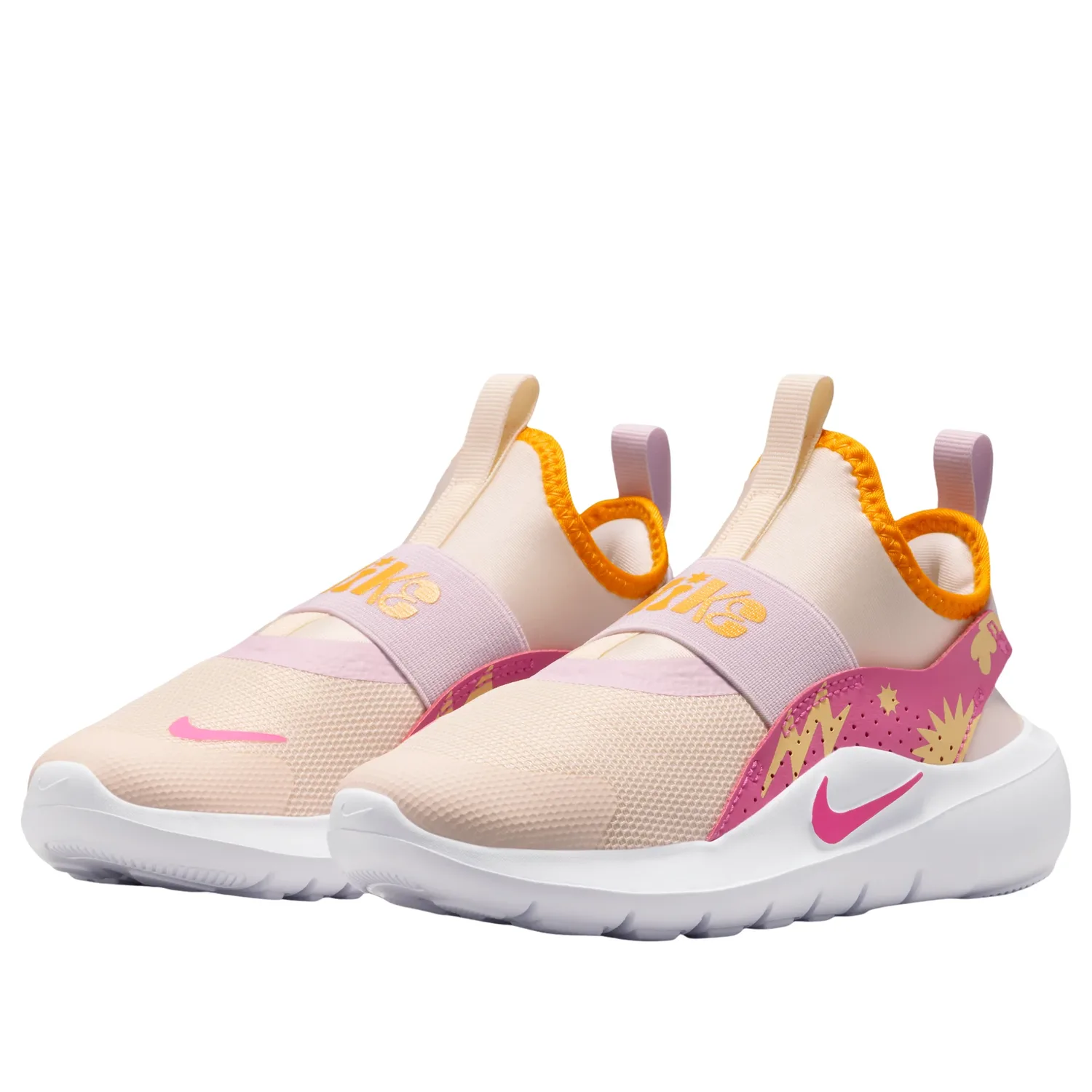 (PS) Кроссовки Nike Flex Runner 4 SE 'Chalk Sundial Tangerine Tint', розовый — фото 4