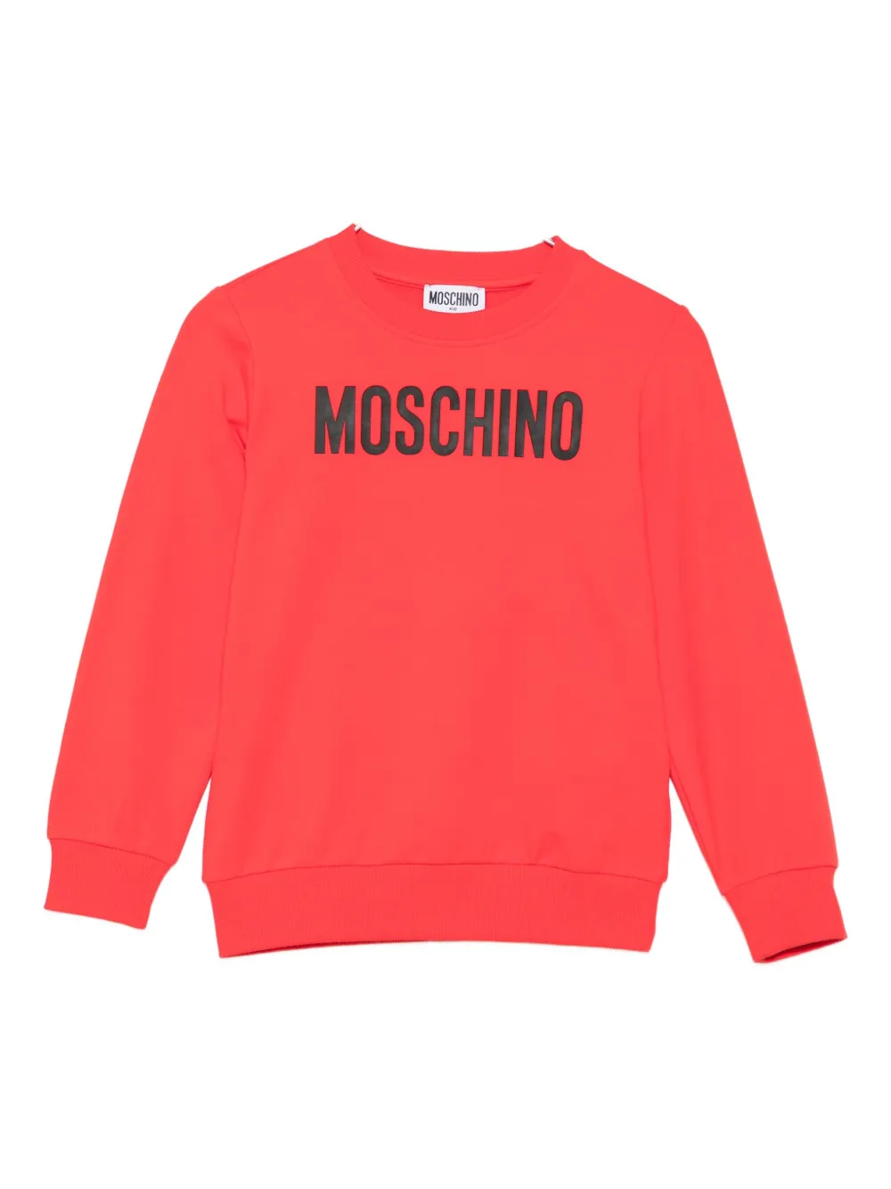 

Толстовка с логотипом Moschino Kids, красный