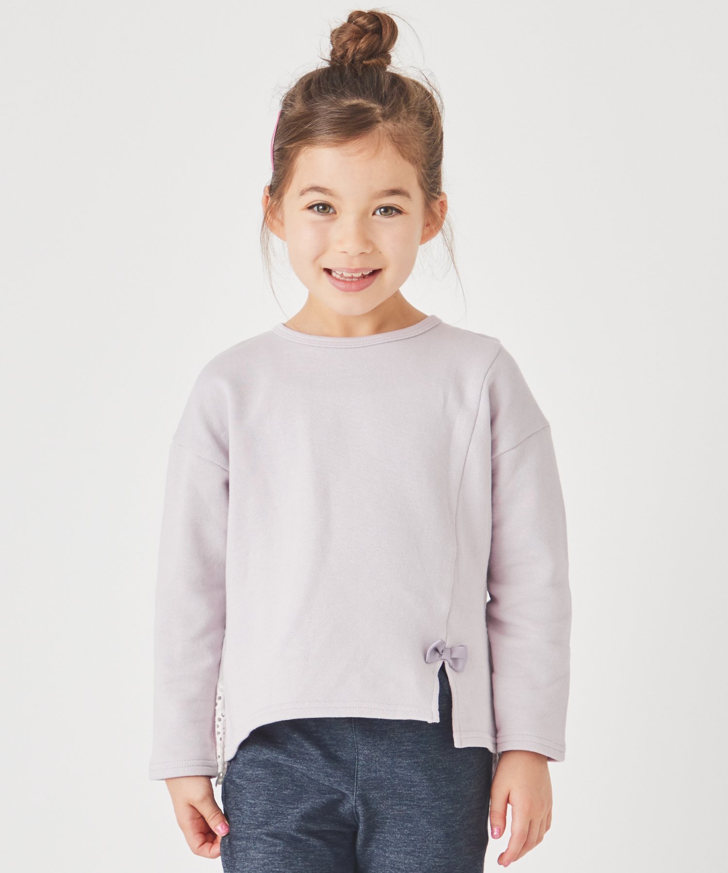 Свитшот Кроссовки на шнуровке сзади Ever Closet, Lavender