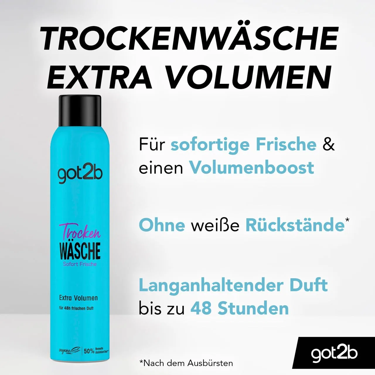 Сухой шампунь «got2b Extra Volume» от Schwarzkopf (2 x 200 мл) Got2B