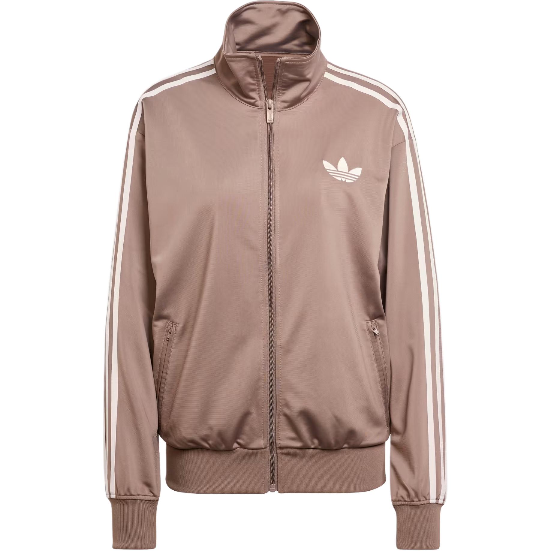 Adidas Originals Женская свободная куртка Adidas Adicolor Classic Firebird, Brown — фото 2