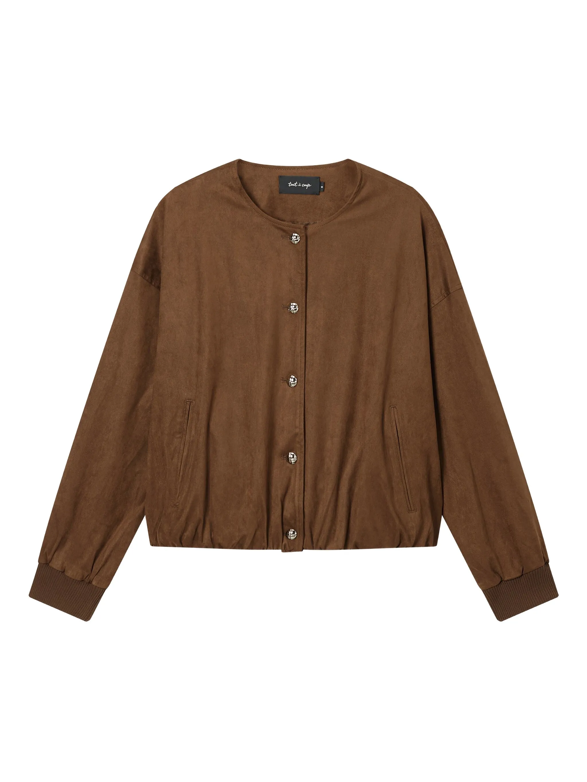 

Жакет с эластичным подолом Tout A Coup, коричневый