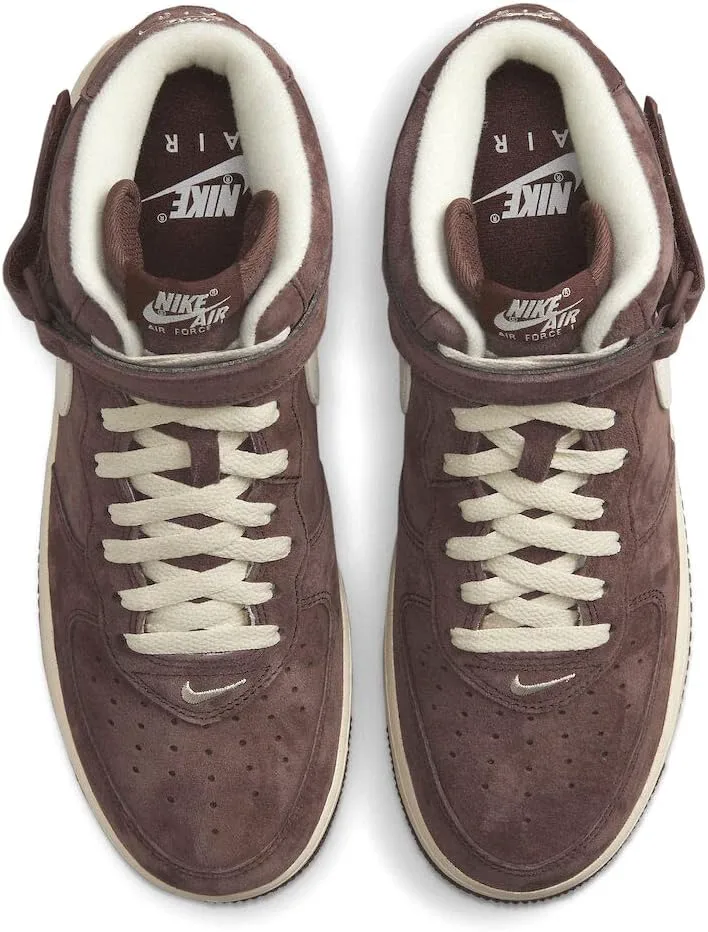 Мужские кроссовки Nike Air Force 1 Mid '07 QS, кремовый — фото 2
