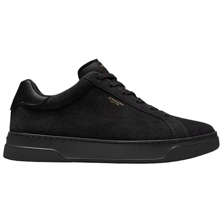 COACH Кроссовки Highline Suede Low top мужские черные — фото 3