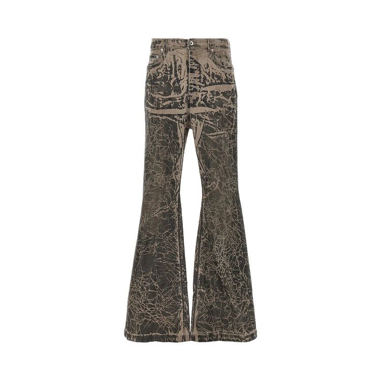 

Брюки Rick Owens DRKSHDW Bolan Bootcut, Black Washed Foil