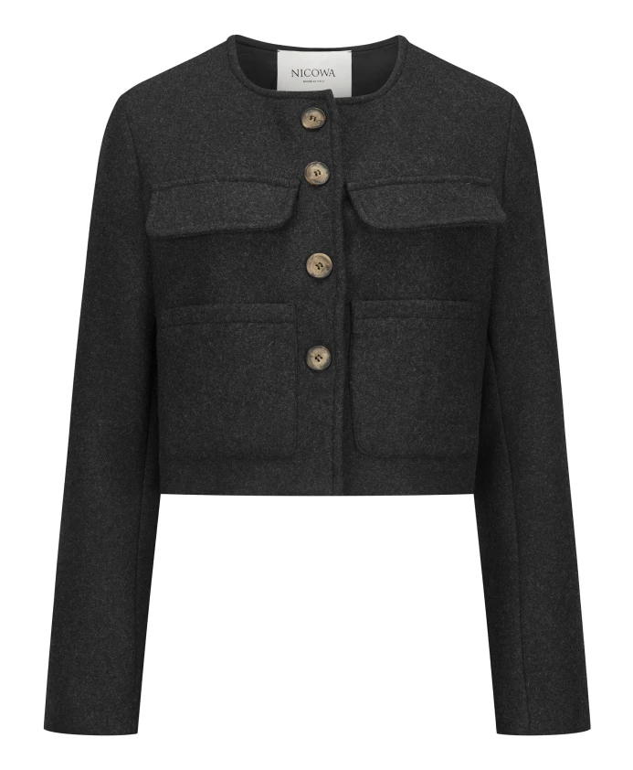 

Классическая шерстяная куртка Lanevia Nicowa, черный