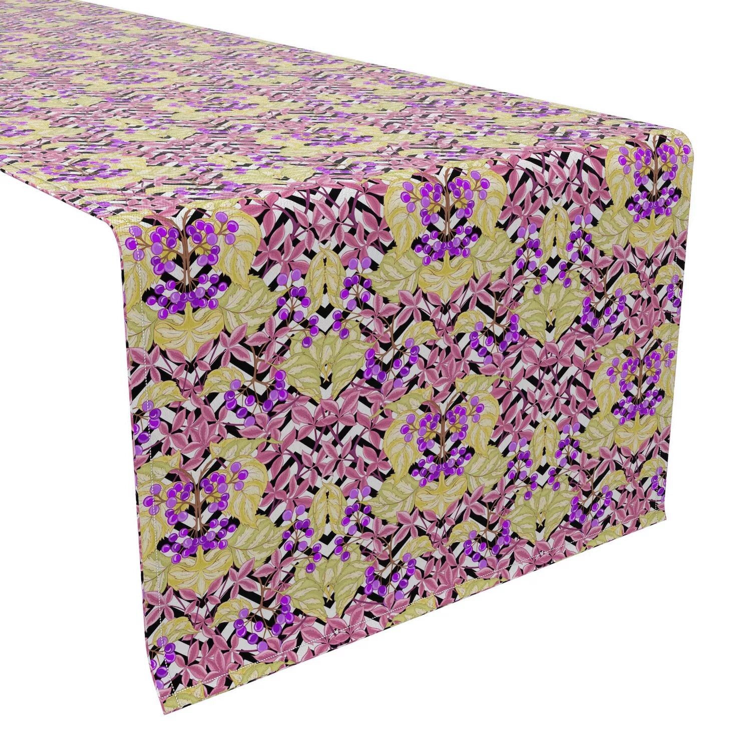 

Дорожка для стола, 100 % хлопок, 16x108 дюймов, цветочный 108