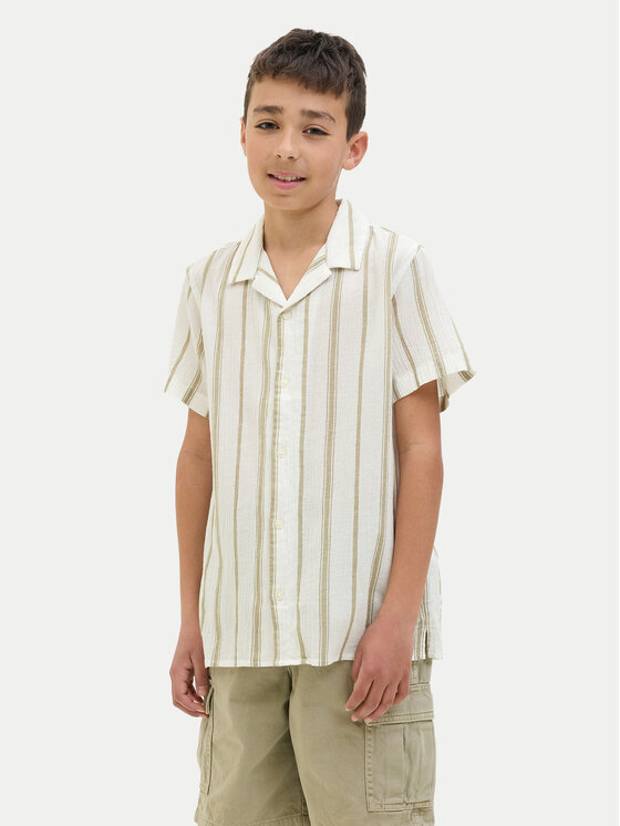

Свободная рубашка Luke 12277304 Jack&Jones Junior, белый