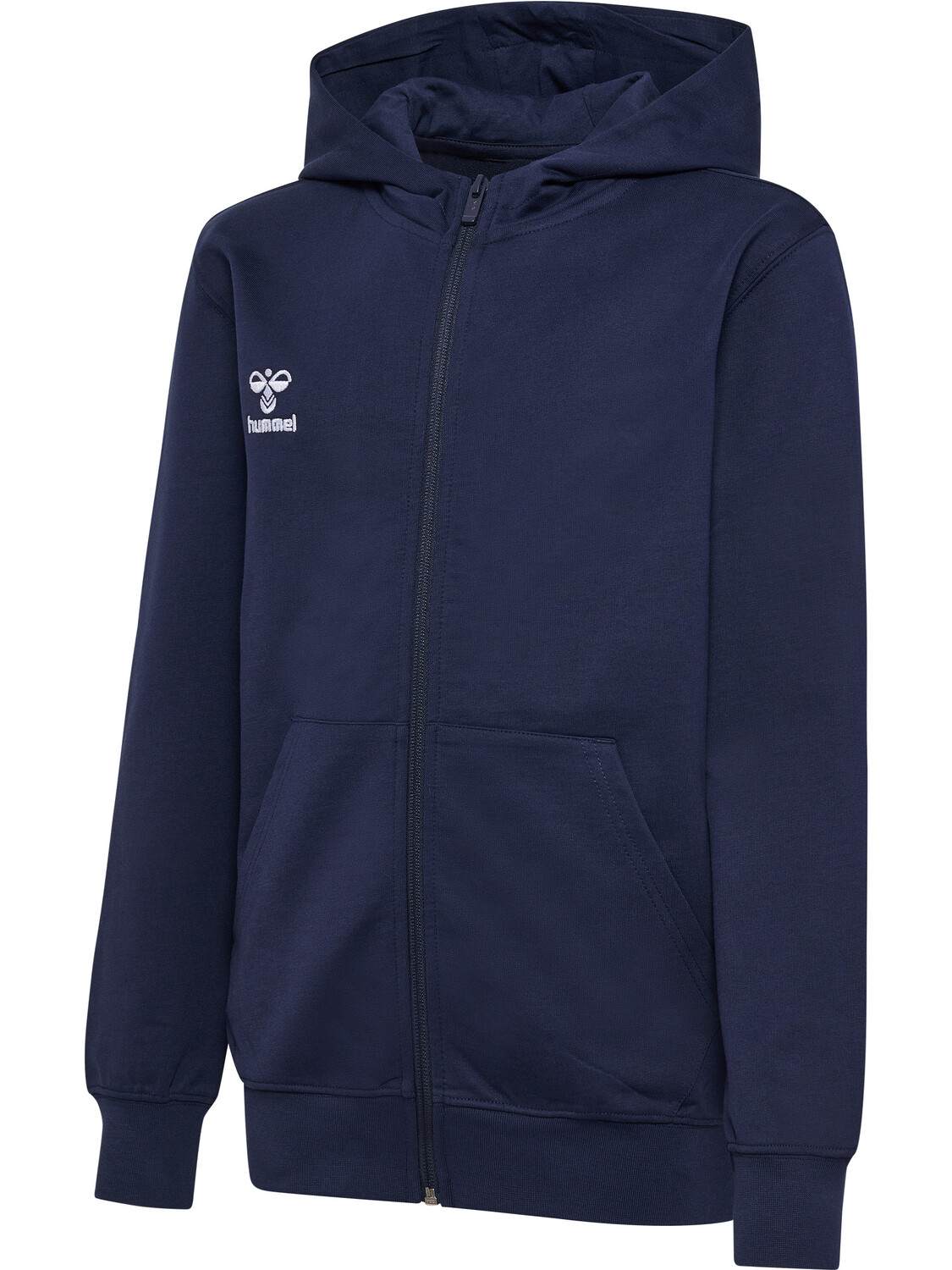 Толстовка Hummel Reißverschlussjacke Hmlgo 2.0 Zip Hoodie Kids, морской — фото 4