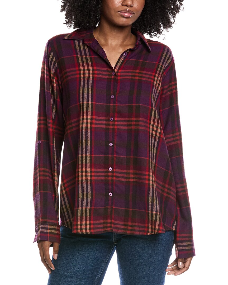 

Винтажная фланелевая рубашка Nu Nu Vintage, фиолетовый