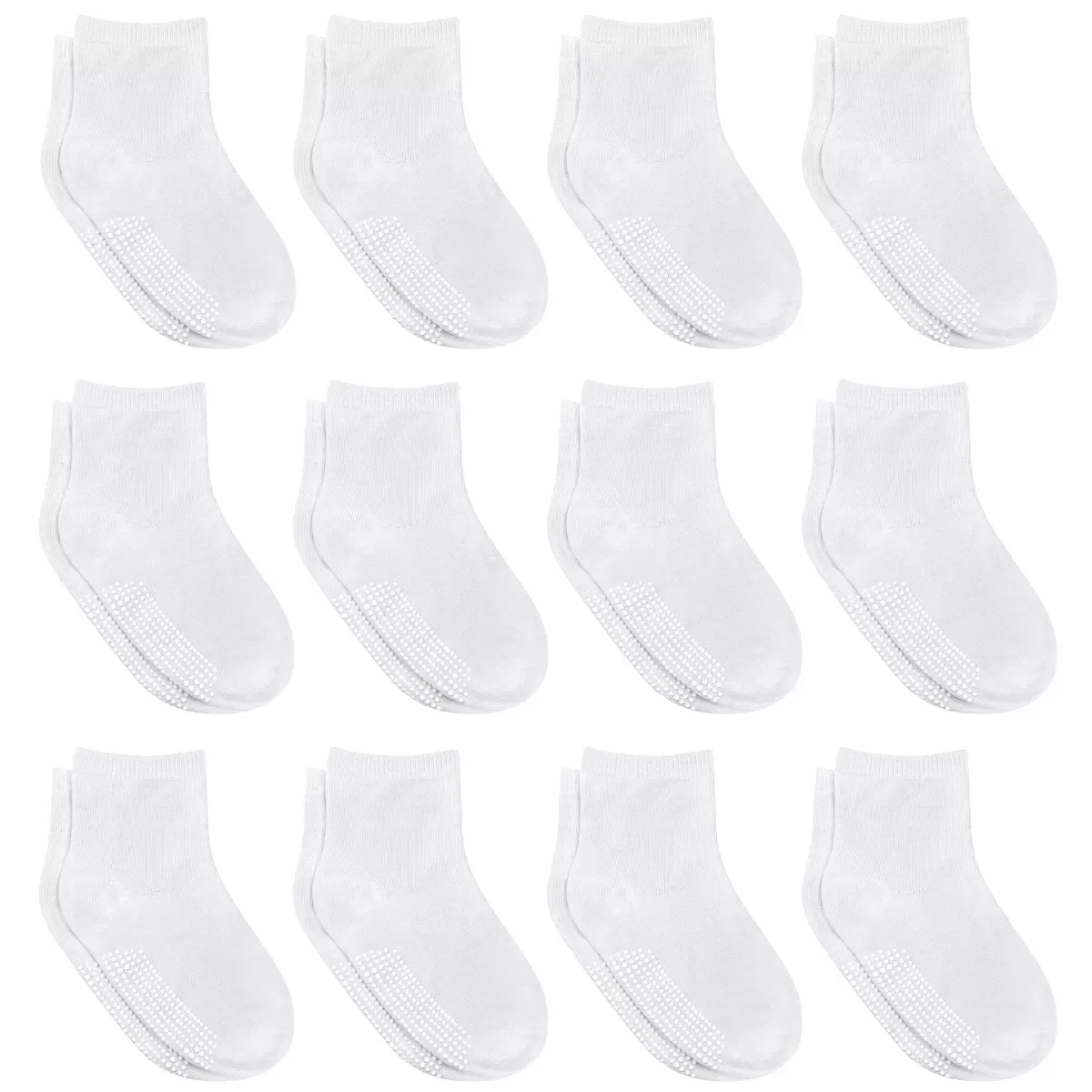 Детский комплект носков для девочек с нескользящими накладками LEGWEAR, White