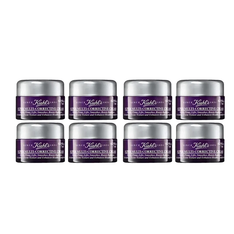 Женский набор кремов для лица с ретинолом Kiehl's, 7 мл × 8, Purple Glass A Face Cream