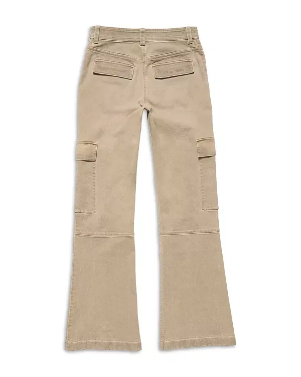 Женские брюки карго из стрейч-хлопка Acne Studios, Camel Beige — фото 2
