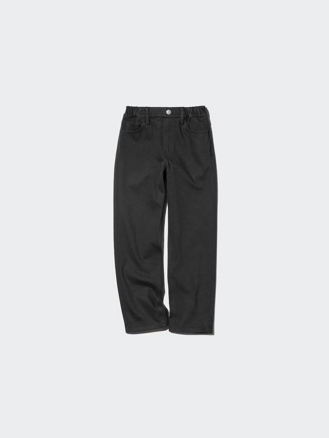 Джинсы Uniqlo, детские, стандартного кроя, бежевый — фото 4