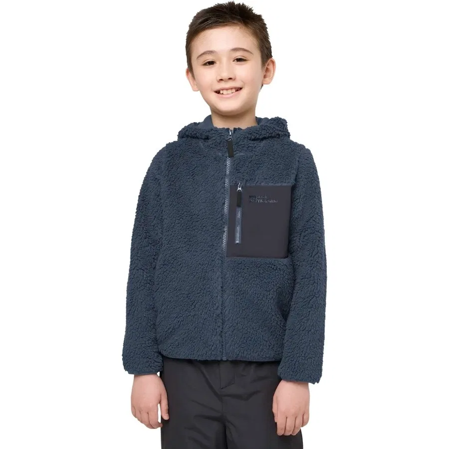 Детский флисовый свитшот с полузамком Taunus Halfzip Jack Wolfskin, Разноцветный