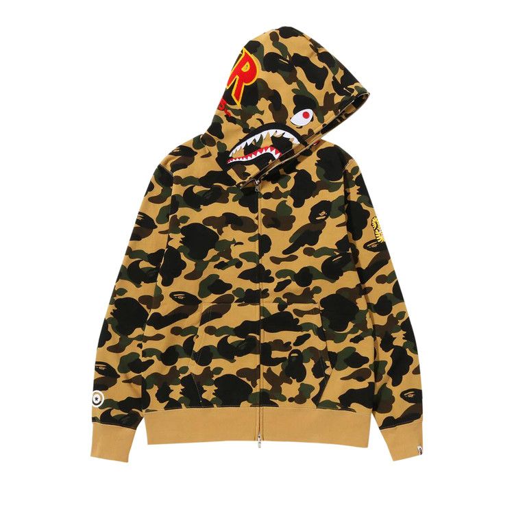 

Худи BAPE 1st Camo 2nd Shark Full Zip Hoodie 'Yellow'