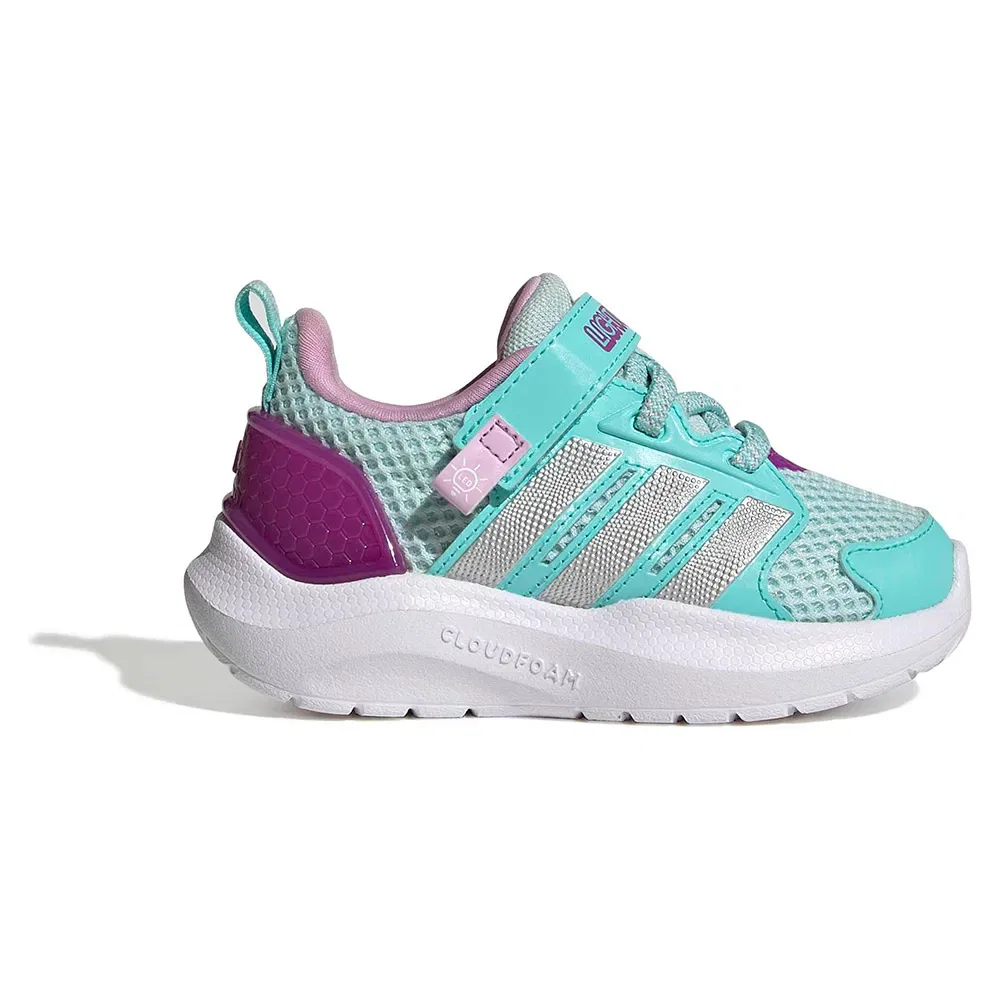 Детские кроссовки для девочек с LED-подсветкой Lightorama Runner Adidas, Blue