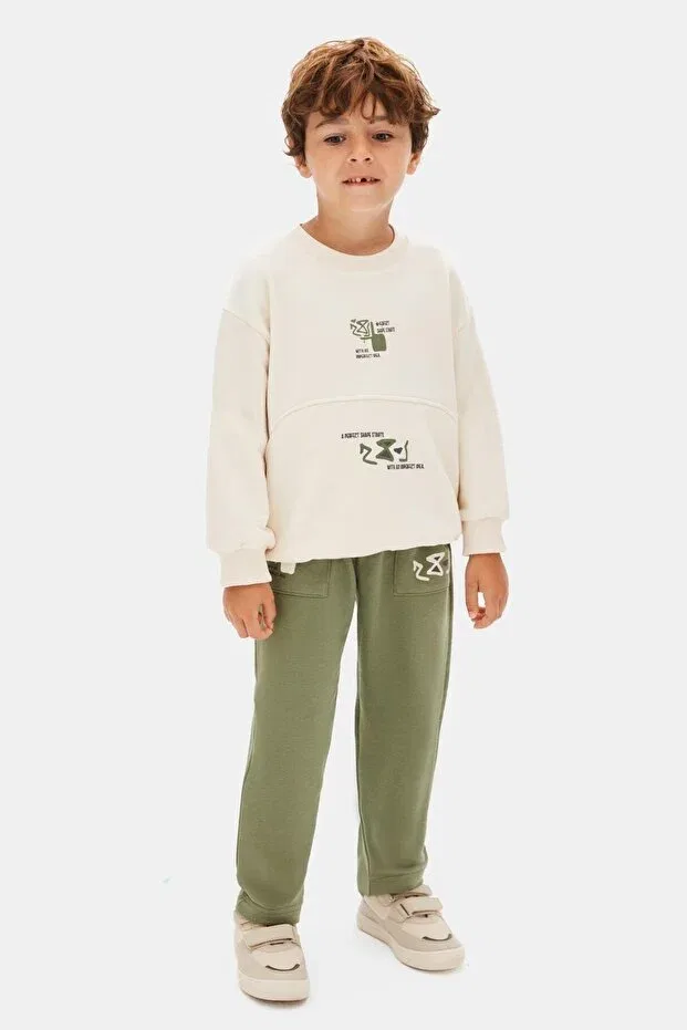 Детский спортивный костюм с длинным рукавом Star men's set Nk Tekstil, Nude Color