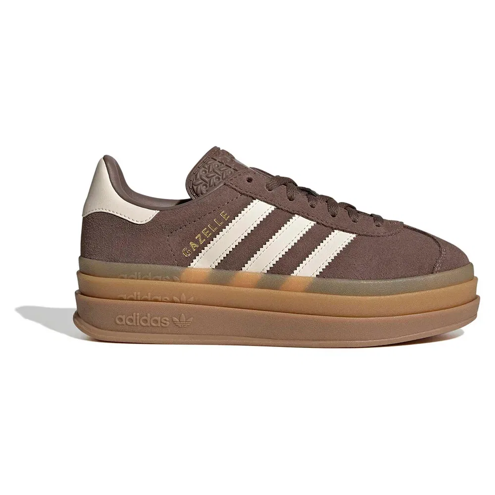 Детские кроссовки на платформе Gazelle Bold Adidas Originals, Brown