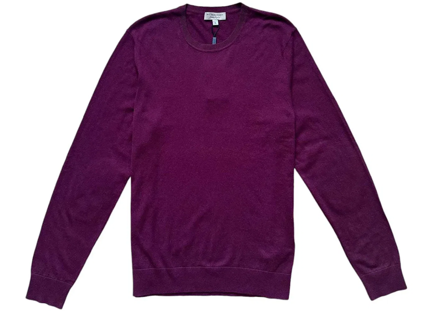 Мужской свитшот с принтом Vintage Check Elbow Patch Burberry, Burgundy