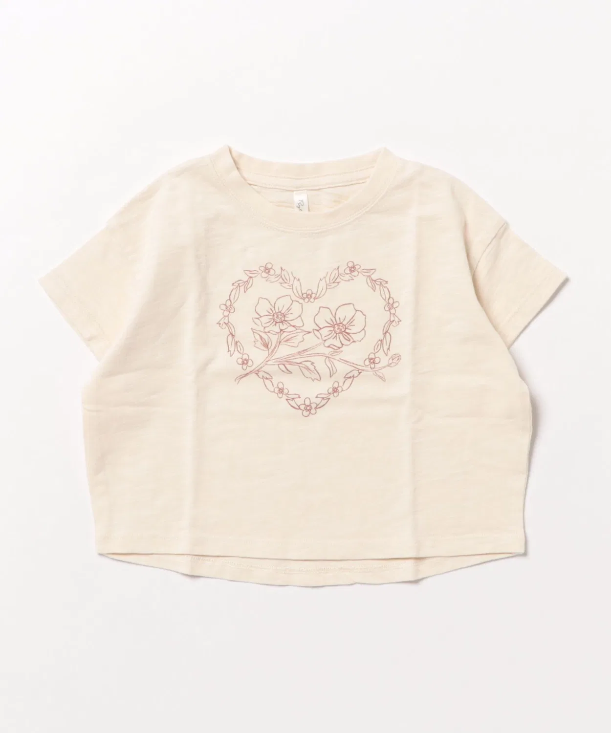 Детская футболка свободного кроя с длинным рукавомPosey Rylee + Cru, Natural