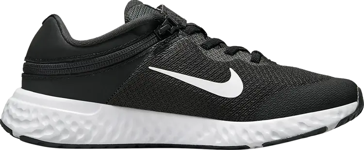 

Кроссовки Nike Revolution 6 FlyEase 4E GS 'Black White', черный