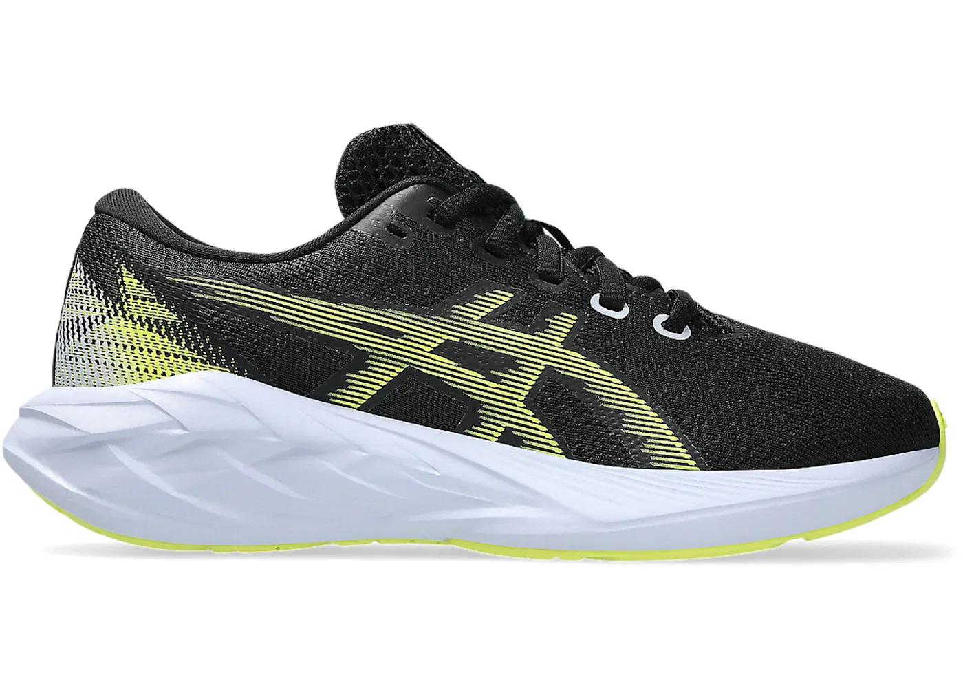 Детские кроссовки для бега ASICS Novablast 5, Black/Citron