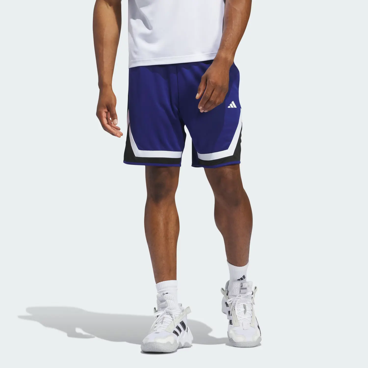 Adidas Баскетбольные шорты мужские PRO BLOCK Victory Blue/Black — фото 3