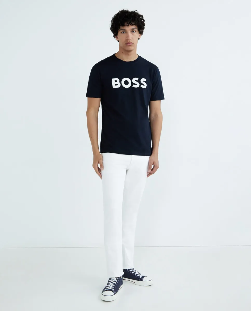 

Мужская футболка с коротким рукавом Boss, тёмно-синий