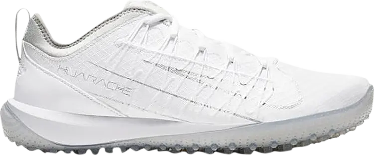 

Кроссовки Nike Alpha Huarache 7 Pro TF LAX 'White Metallic Silver', белый