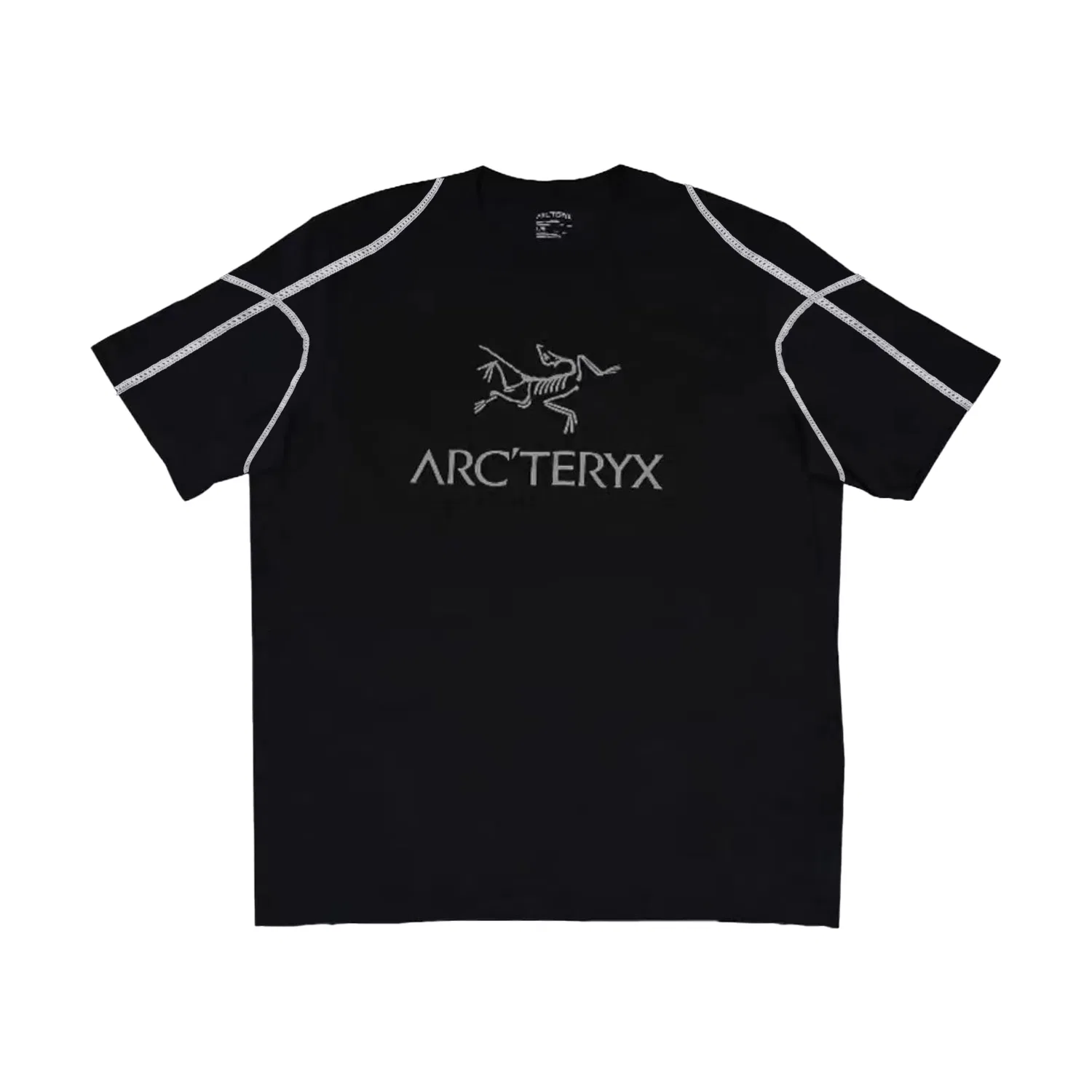 Футболка с круглым вырезом, умеренно прямая посадка, Arcteryx, Black — фото 3