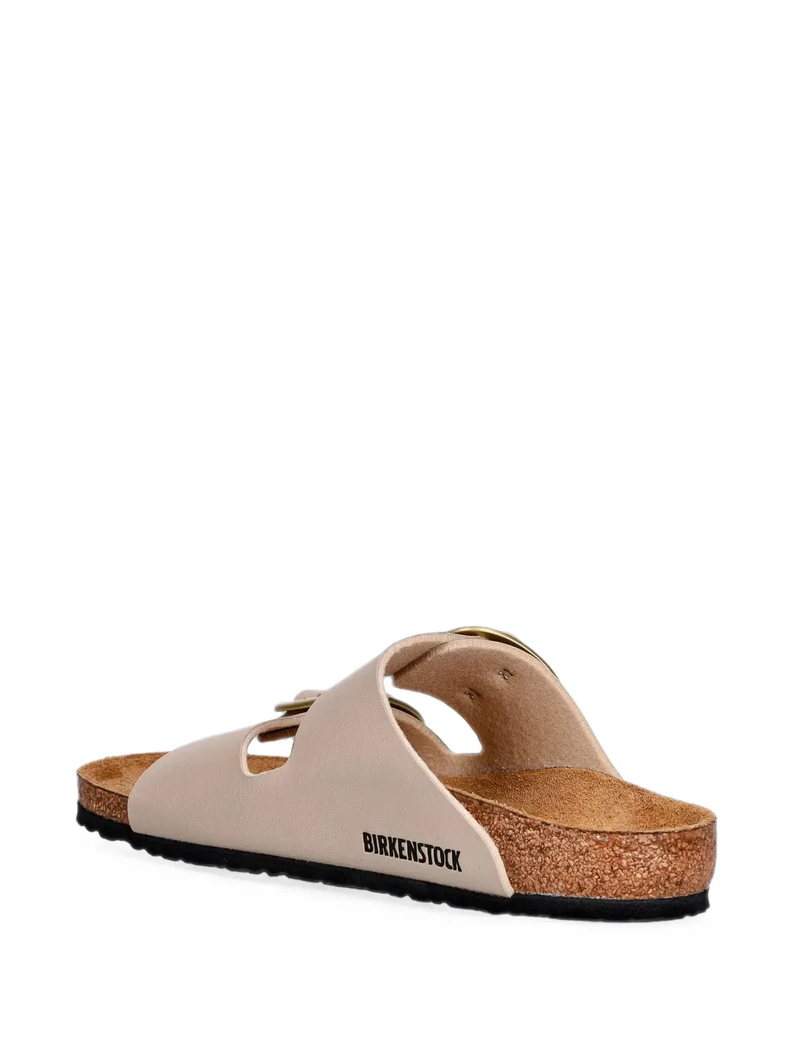 Сандалии Arizona Big Buckle бежевые Birkenstock, нейтральные — фото 2