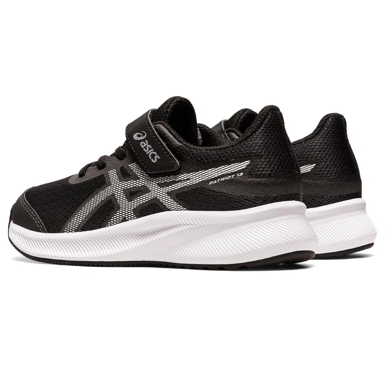 Детские кроссовки для мальчиков с амортизацией Patriot 13 Ps ASICS, Graphite Grey White — фото 2