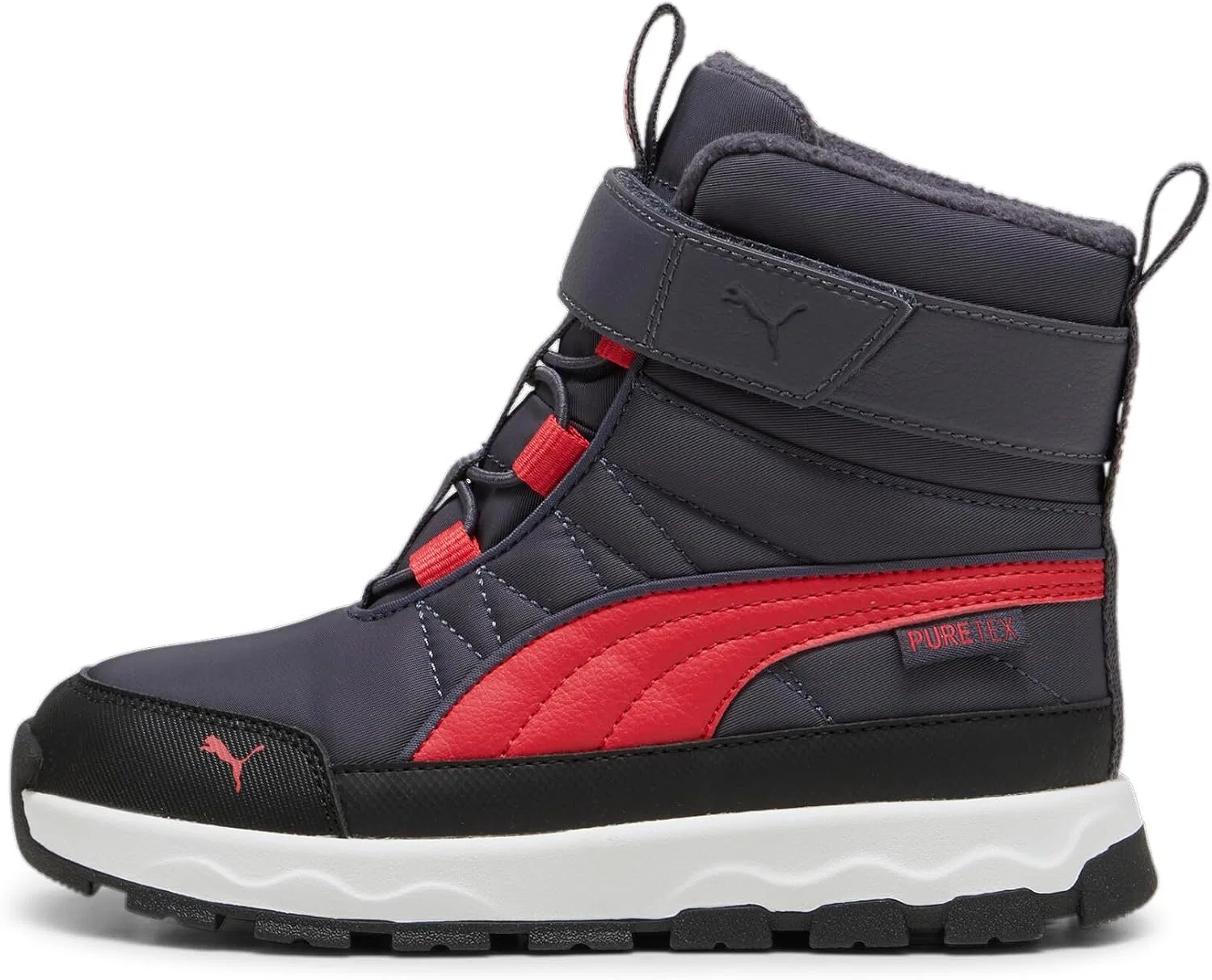 Детские ботинки для девочек Evolve PUMA, Galactic Gray-Tart Cherry-Puma Black