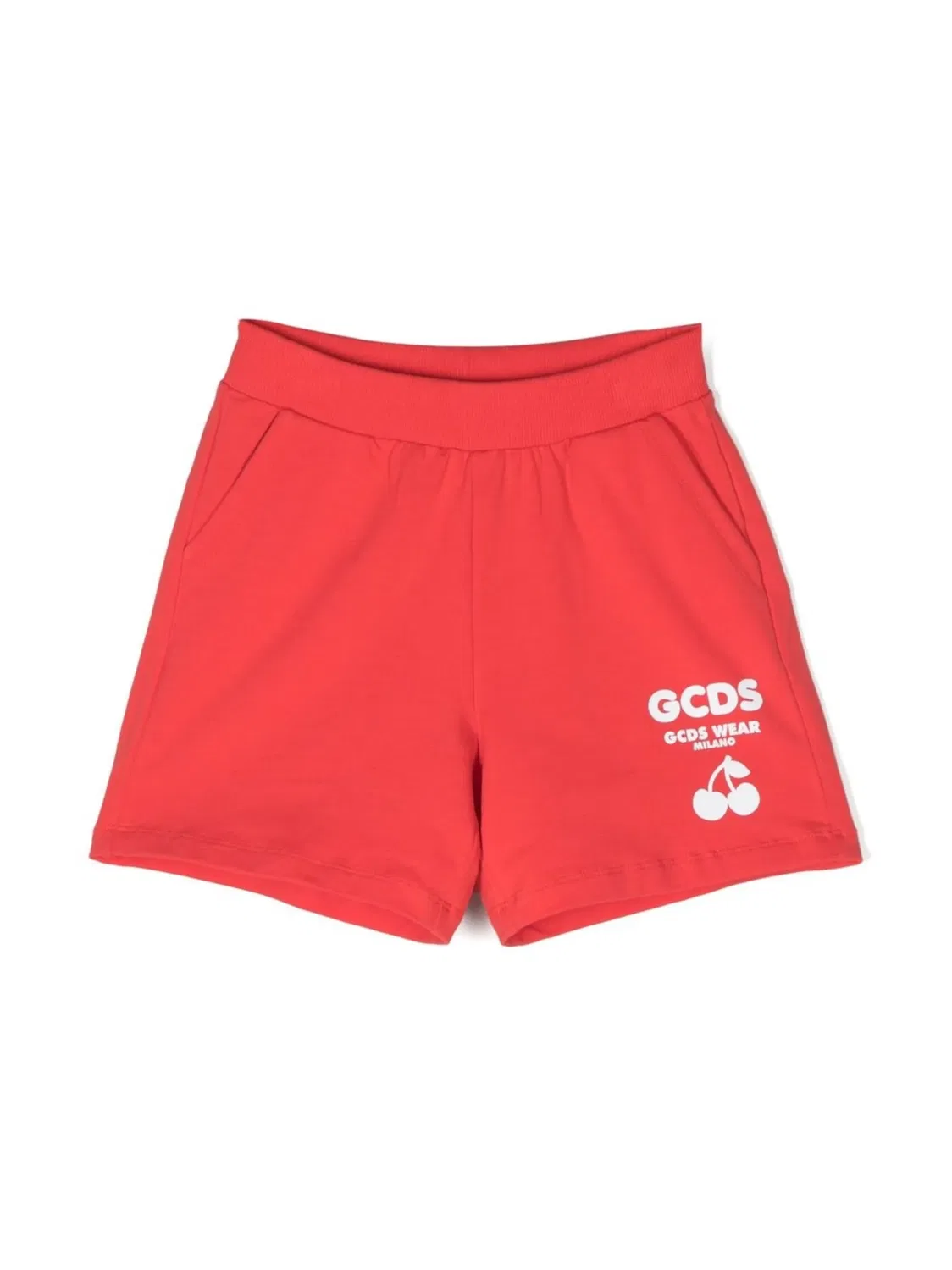 Шорты с логотипом GCDS, красный