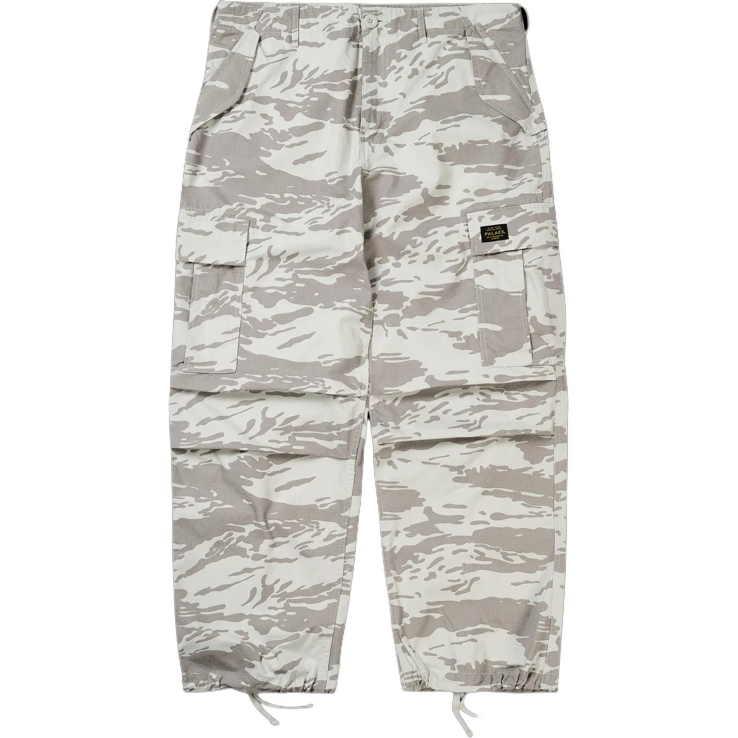 Детские карго-брюки с камуфляжным принтом Camouflage White, PALACE, Camouflage White