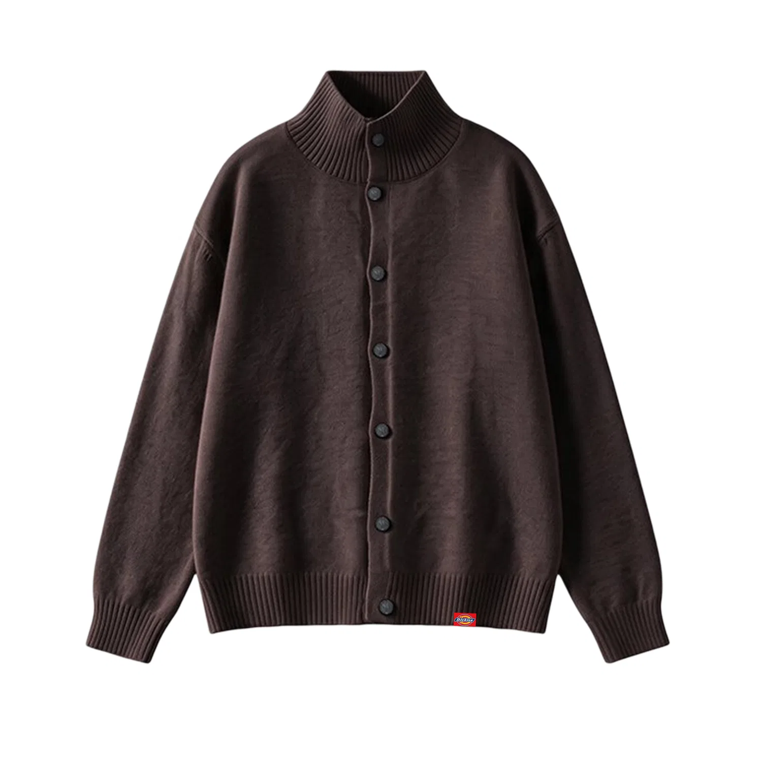 Детский свитер с полугольфом, прямой крой, Dickies, Coffee