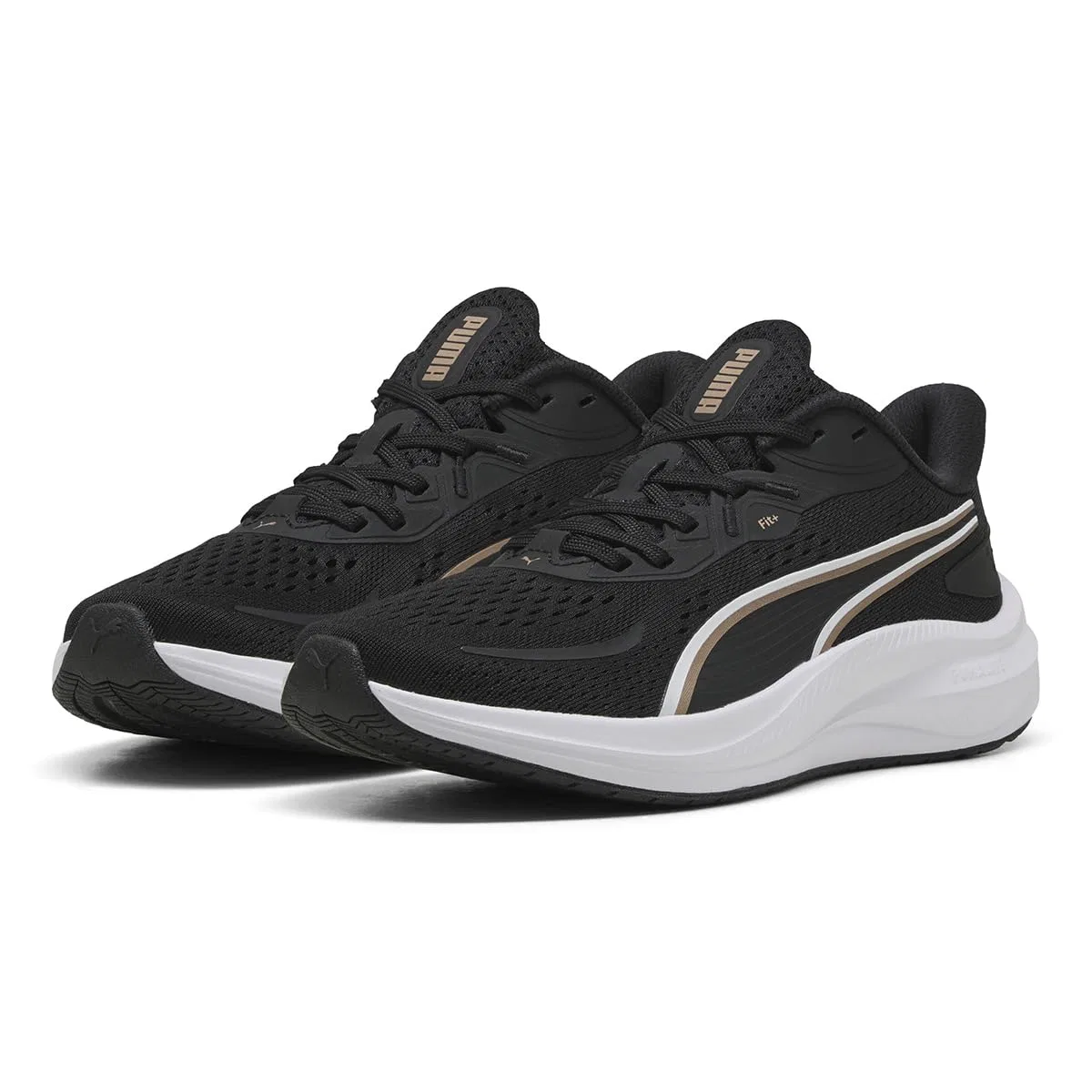 Детские кроссовки для мальчиков и девочек легкие Skyrocket Lite 2 PUMA PUMA Black PUMA Gold — фото 2
