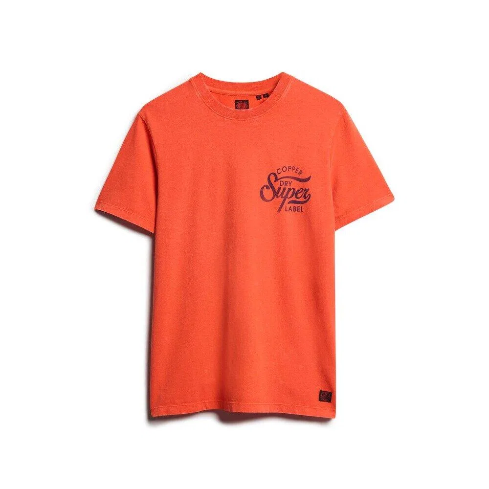 Мужская футболка с принтом Superdry Copper Label, Orange