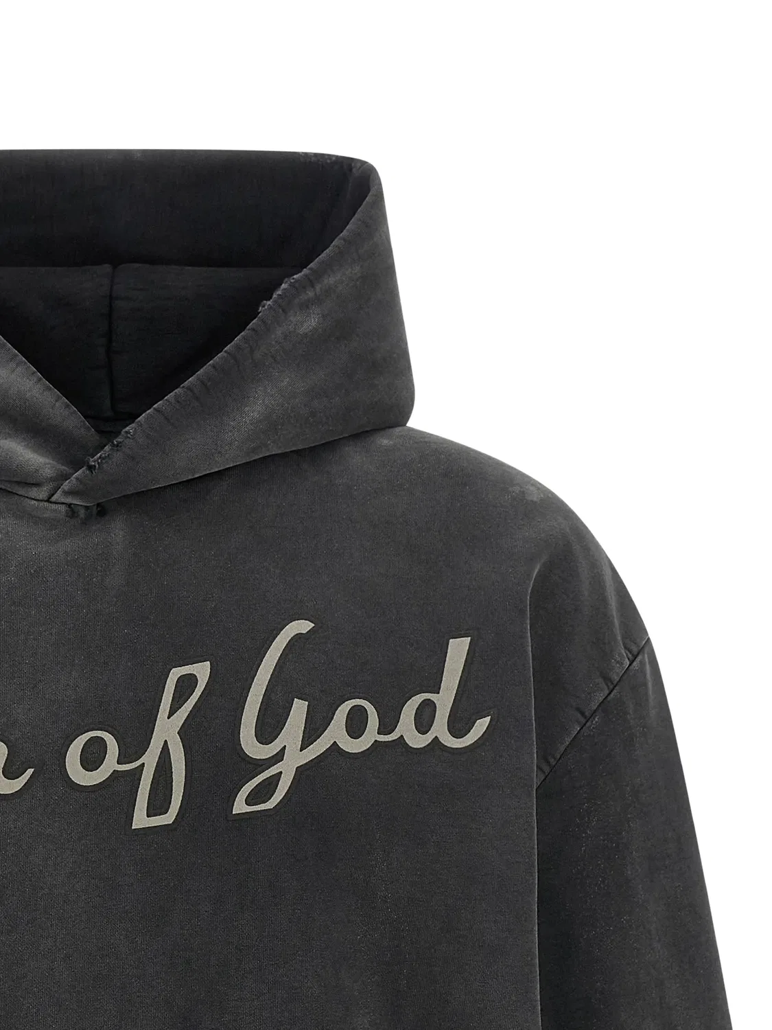 Худи из хлопка с графическим принтом, серое Fear Of God, серый — фото 2