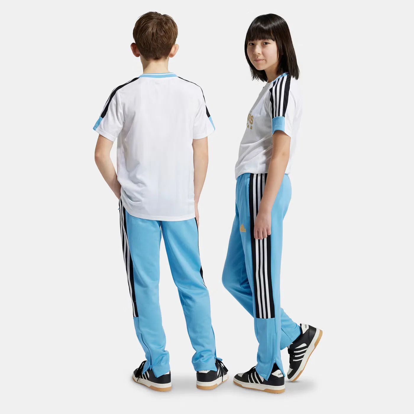 Штаны спортивные с принтом Tiro Nations Pack Adidas, синий — фото 2