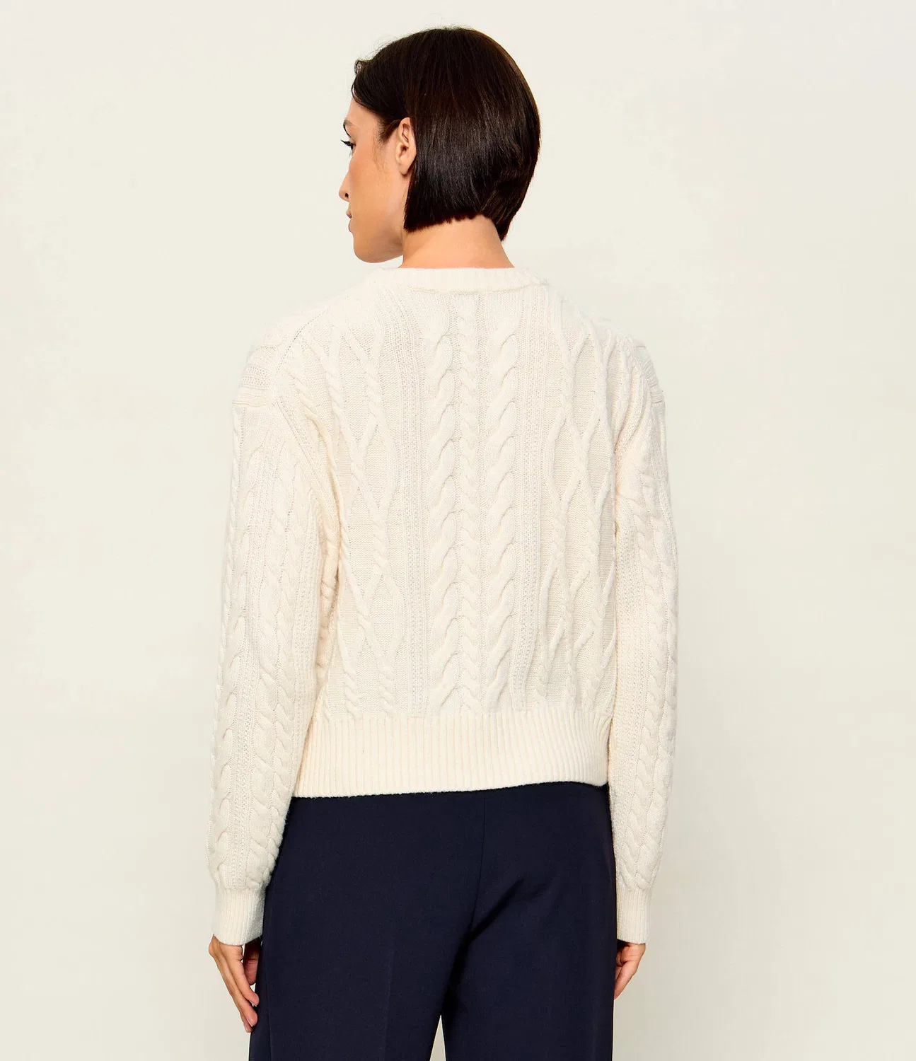 Свитер свободного кроя Tommy Hilfiger, ecru — фото 3