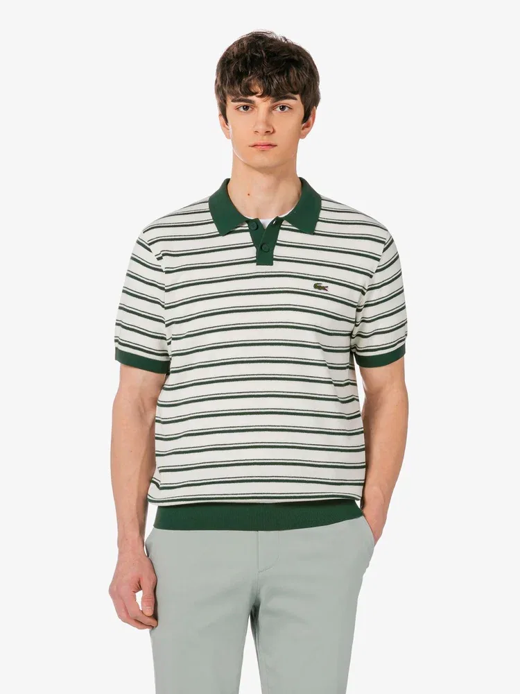 Свитер полноценный с мульти-полоской LACOSTE, Green — фото 4