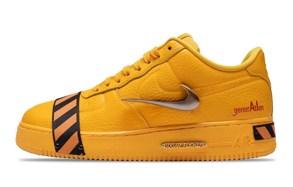 

Кроссовки Air Force 1 для скейтборда мужские, низкие, желтый Nike