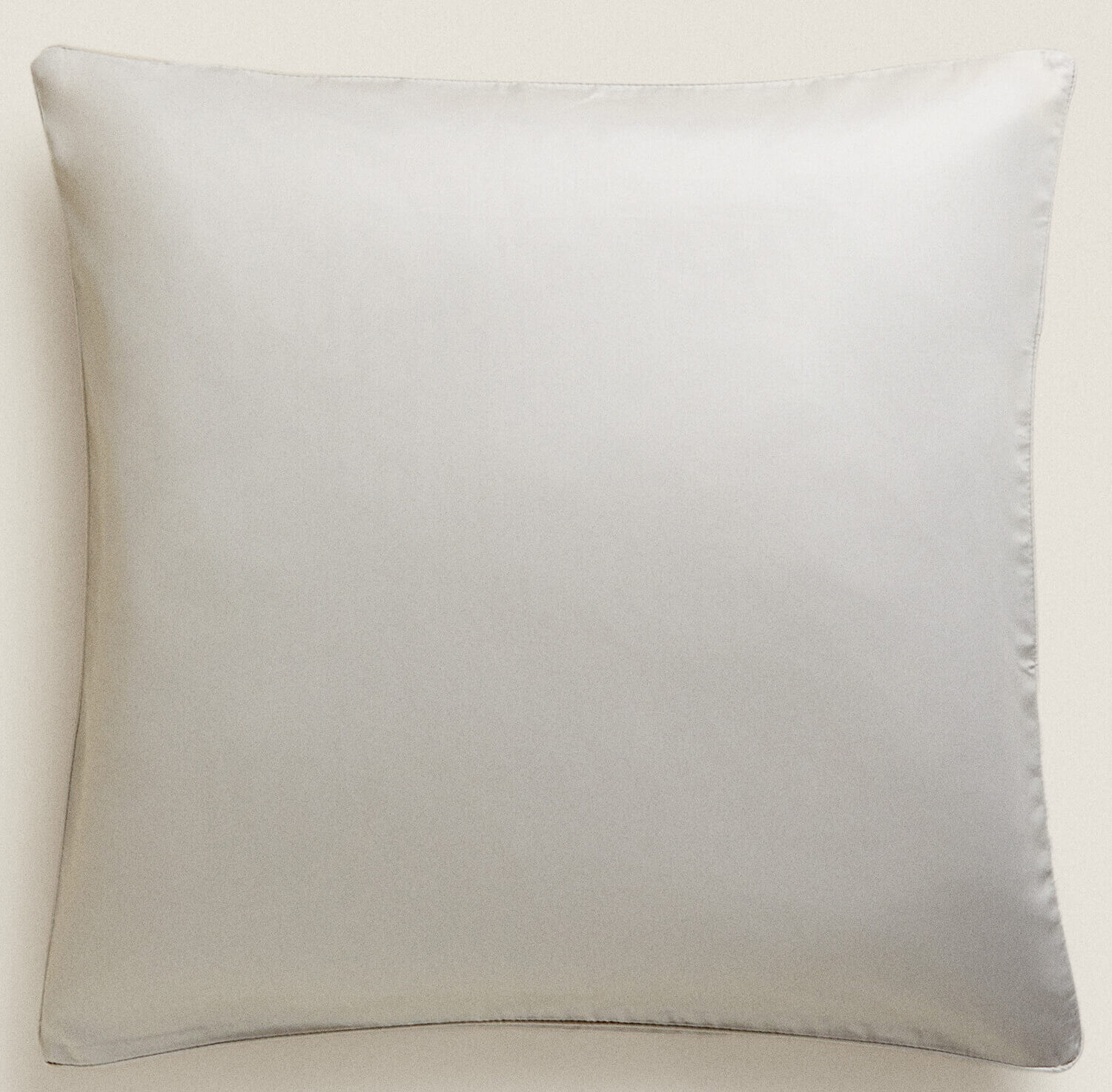 Наволочка Zara Home Sateen, 500 нитей, серебро — фото 2