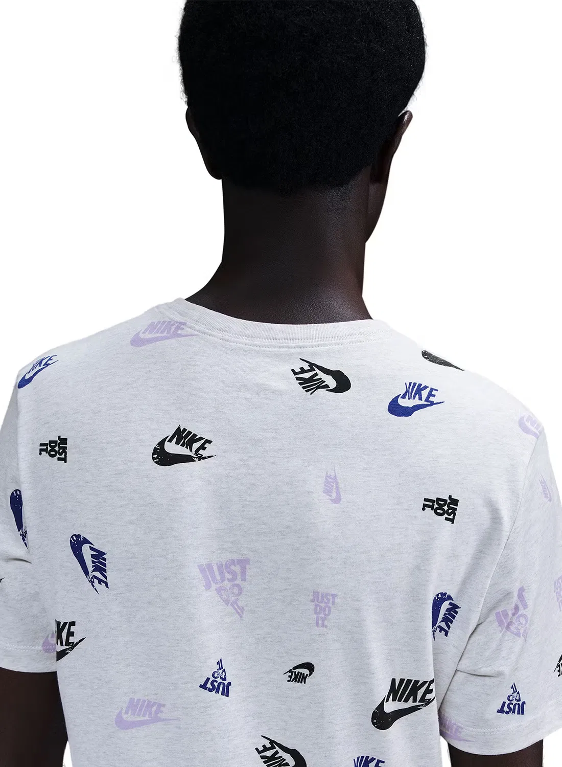 Футболка с принтом Nike NSW, белый — фото 4