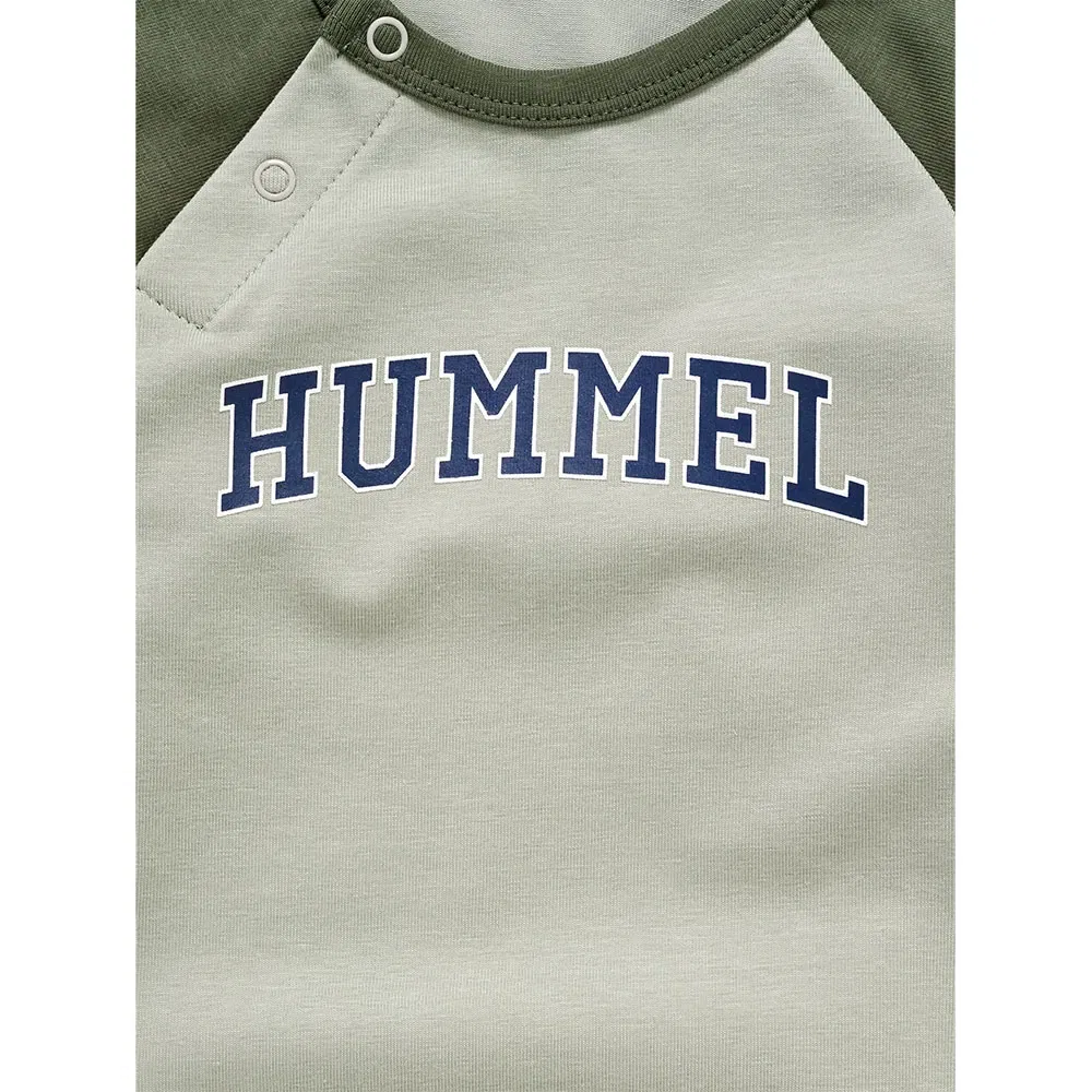 Боди с длинным рукавом Stein Hummel, зеленый — фото 3