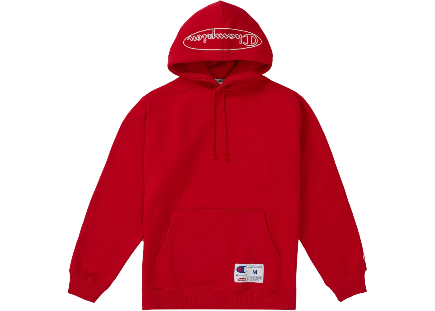 Мужской худи с принтом Supreme Champion Outline Hooded Sweatshirt, Dark Red