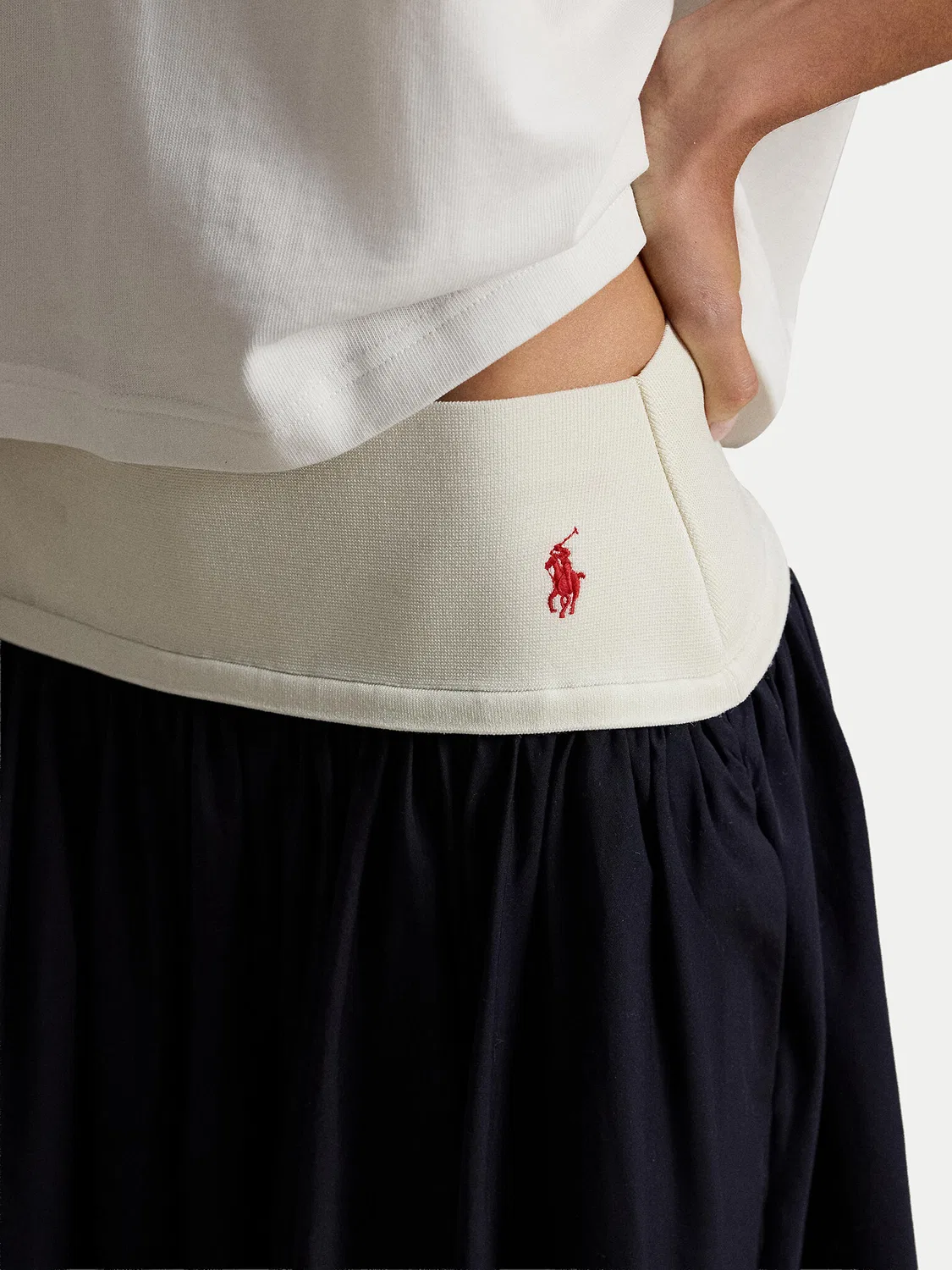 Женская юбка-трапеция стандартного кроя Polo Ralph Lauren, темно-синий — фото 4