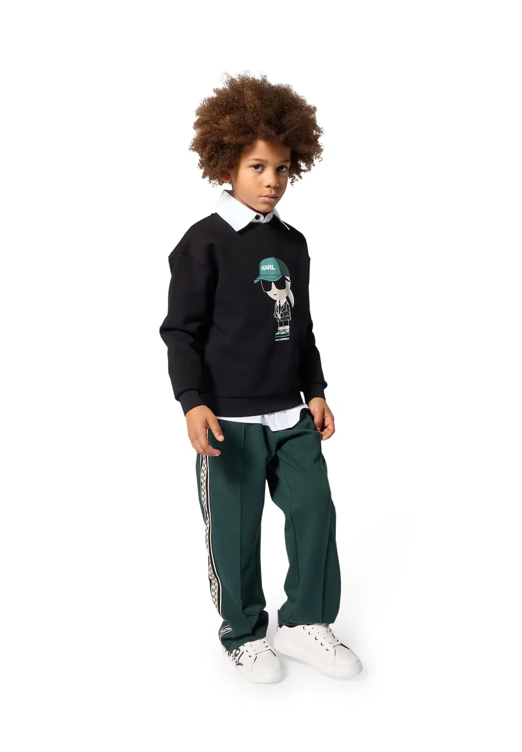 Толстовка унисекс - толстовка Karl Lagerfeld Kids, Black